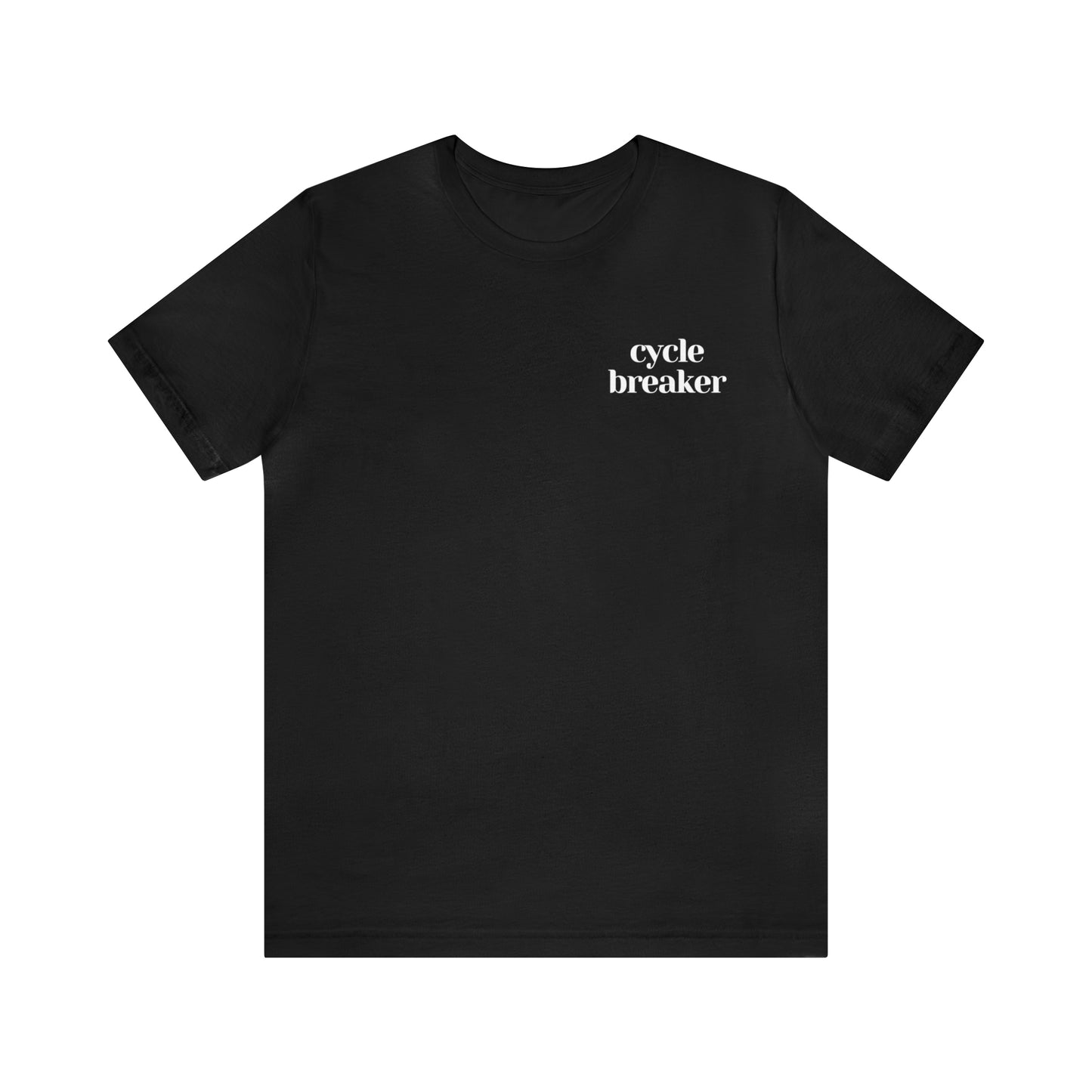Smile! it's a trauma response back logo t-shirt