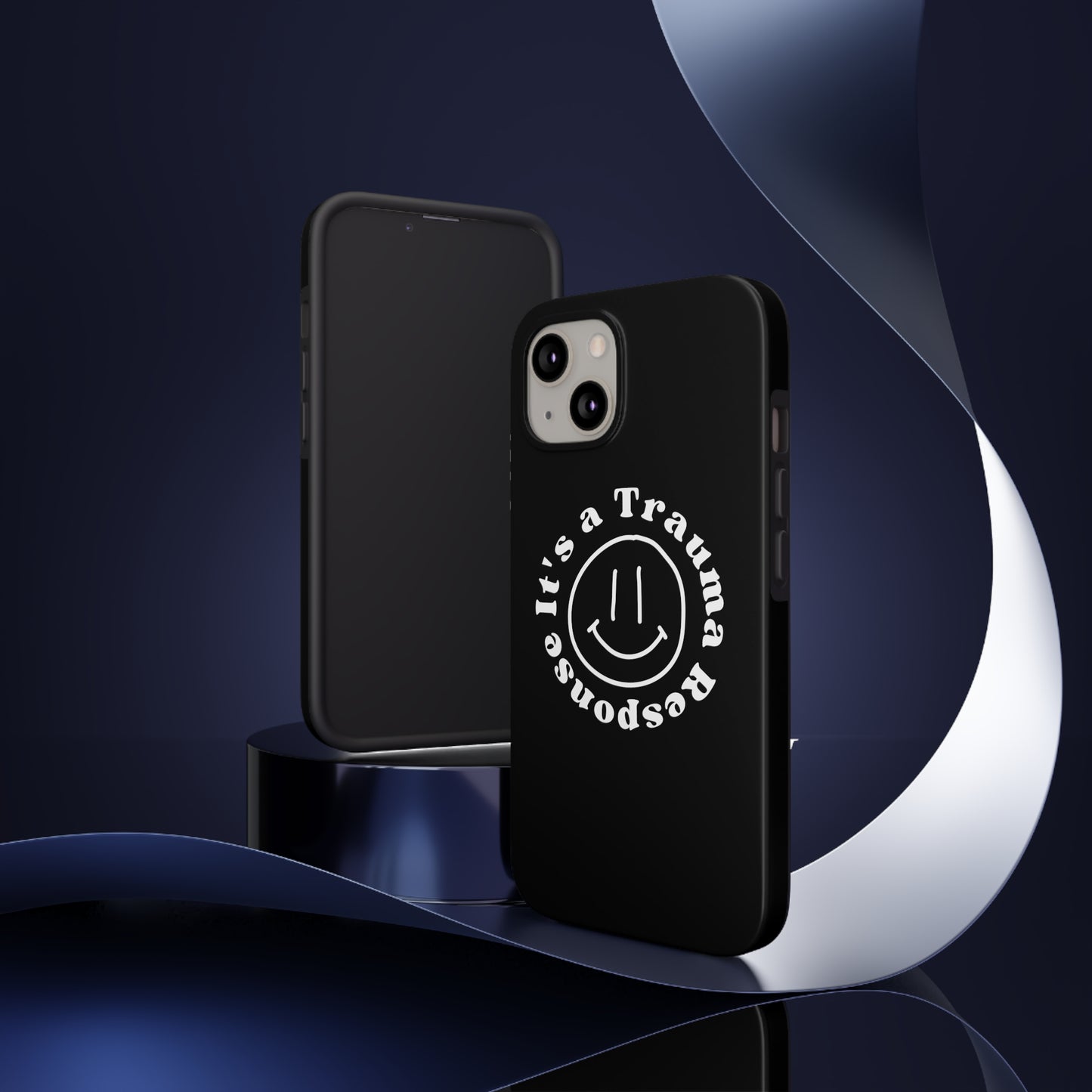 it's a trauma response phone case