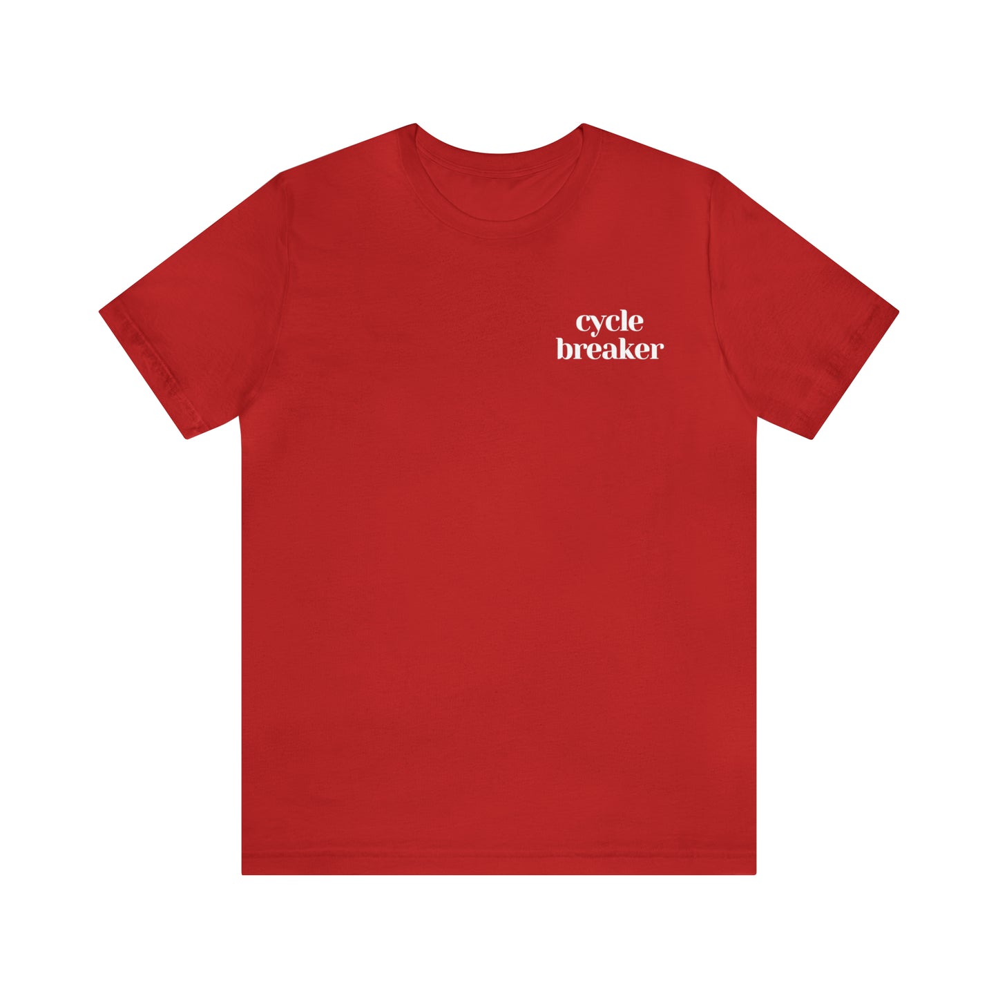 Smile! it's a trauma response back logo t-shirt
