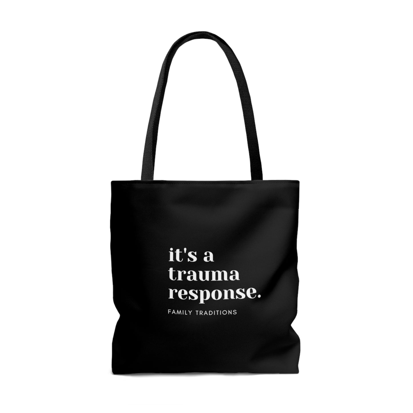 it's a trauma response Tote Bag