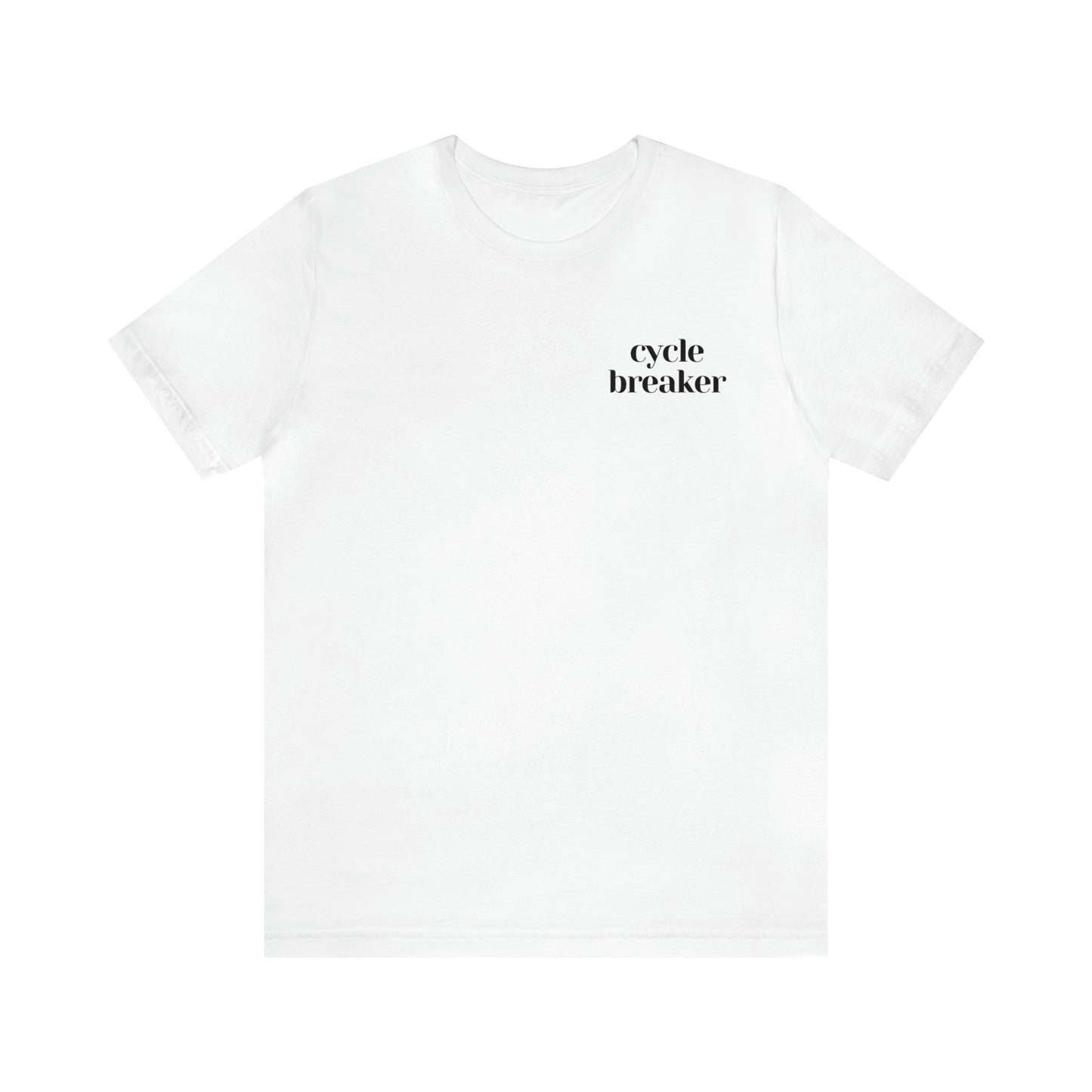 Smile! it's a trauma response back logo t-shirt