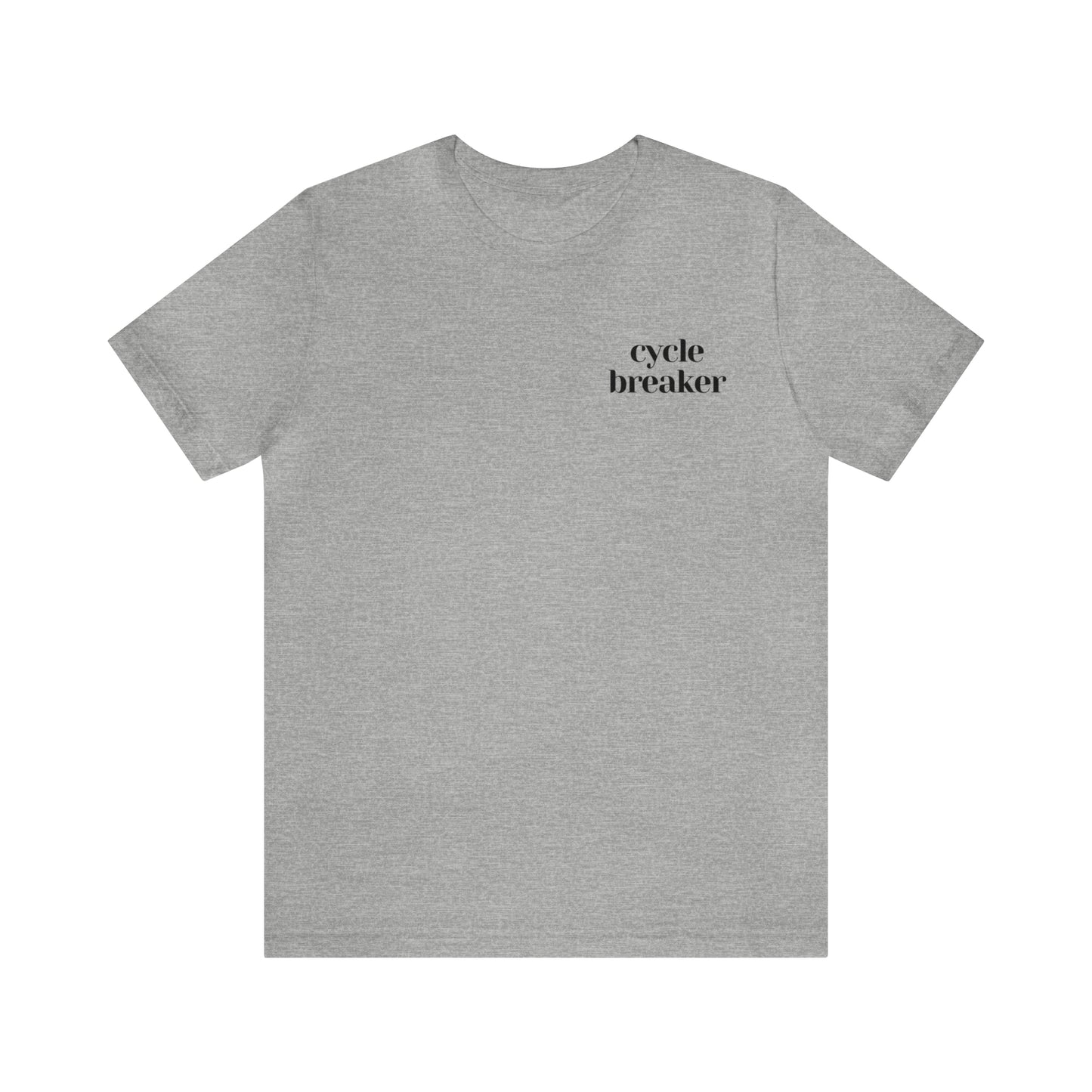 Smile! it's a trauma response back logo t-shirt